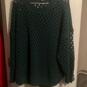 Torrid green sweater